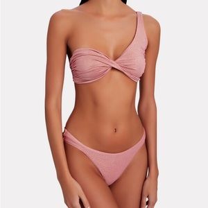 BAOBAB Ola One Shoulder White Bikini